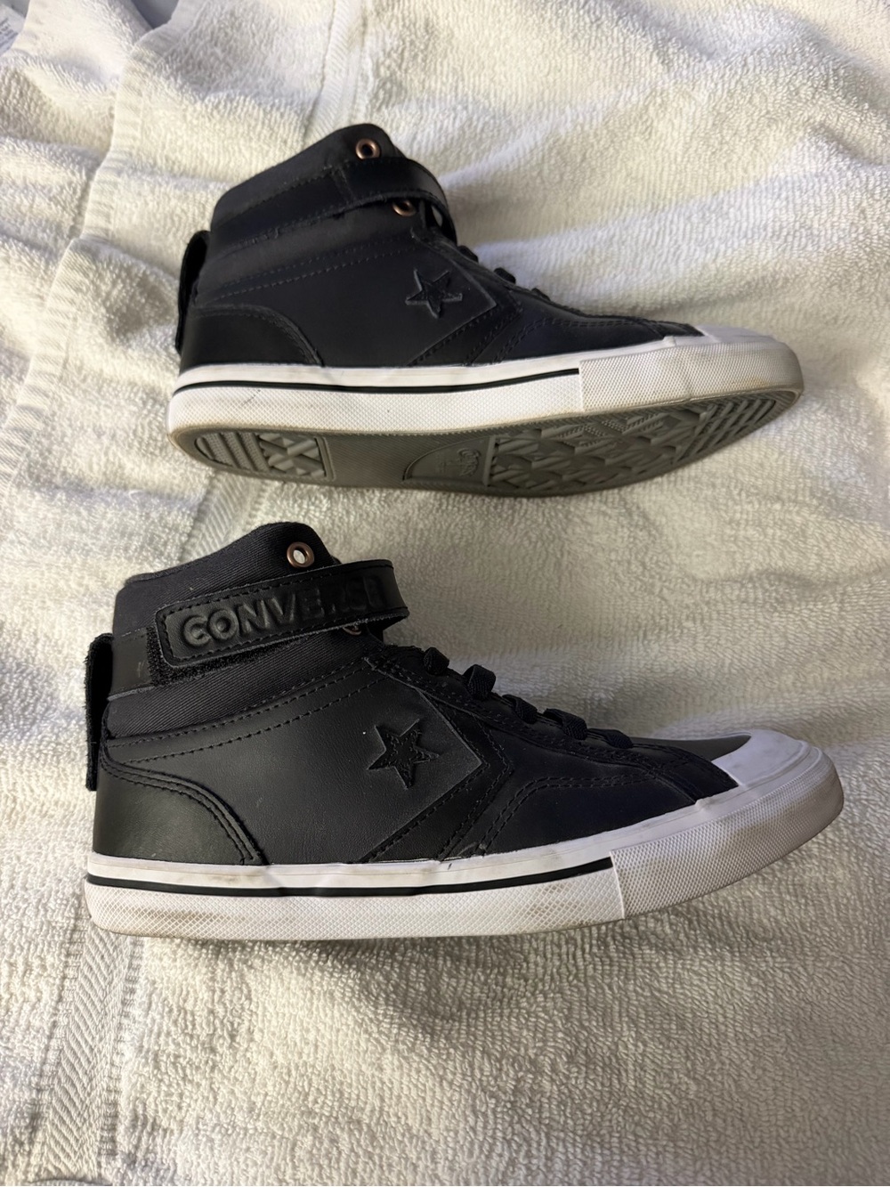 Vans Kids' Black High-Top Sneakers